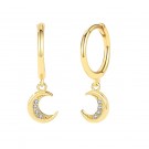 Moon Whisper Hoops Øredobber thumbnail
