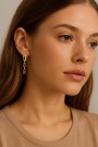 Golden Mocha Dangles Øredobber thumbnail