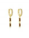 Golden Mocha Dangles Øredobber thumbnail